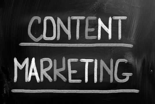 content marketing blackboard